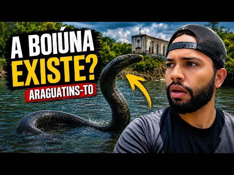 A BOIÚNA EXISTE? MAIO QUE ANACONDA! 😱 Fui Até a Toca da Cobra Gigante em Araguatins-TO!