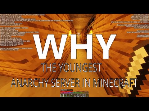 YOUNGEST ANARCHY SERVER in MINECRAFT! 😱