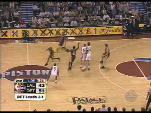 Ben Wallace Highlights (2004 NBA Finals Game 5 againts Lakers)