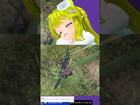 ナルガが足を引きずった直後時間切れでクエ失敗するポちゃん
