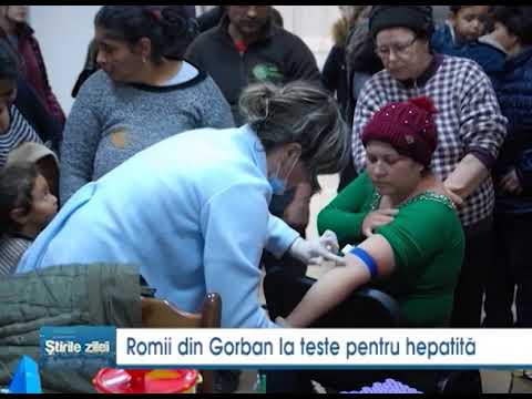 Romii din Gorban, testati pentru hepatita