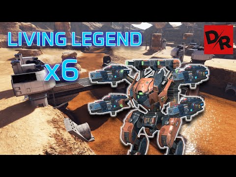 War Robots - Typhon Atomizers - LIVING LEGEND X6 - Champion League - WR Gameplay