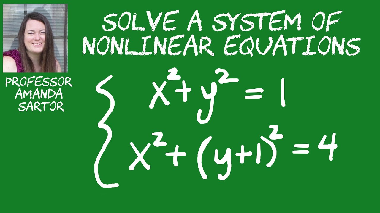 Solve a System of Non-Linear Equations