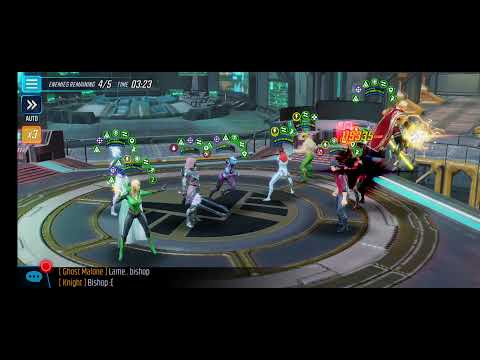 Marvel Strike Force Alliance War IW vs H4H (H4H Charge Mechanic Broken)