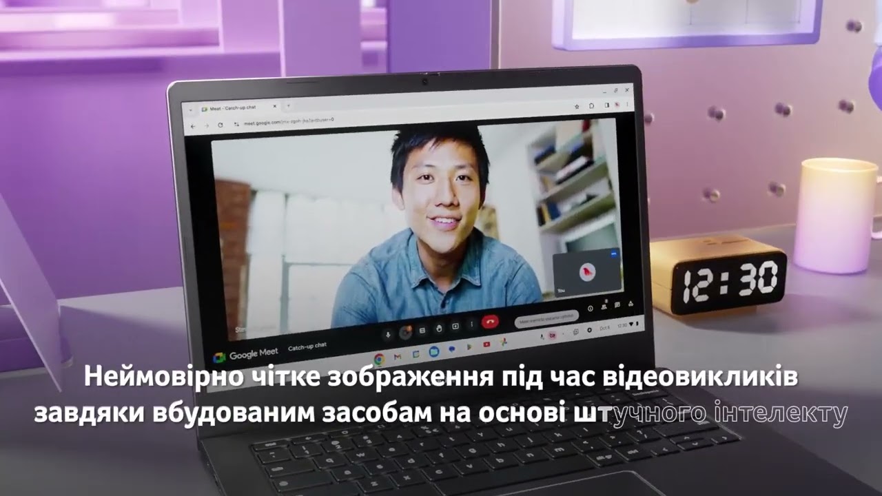 Ноутбук Acer Chromebook Plus 514 з Google AI CB514-4HT-39X7 (NX.KV1EU.001) Gray video preview