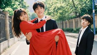 La fille amnésique croit en un faux amour. Le vrai revient, chasse l'imposteur et la gâte.