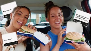 CHATTY LIFE UPDATE & TRYING THE NEW MCDONALDS BURGER! Immie and Kirra