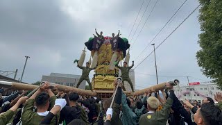 東町太鼓台〜あかがねミュージアム搬入〜