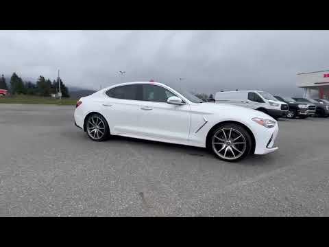 2021 Genesis G70 2.0T Prestige AWD in White for sale at Murray Honda in Chilliwack, BC