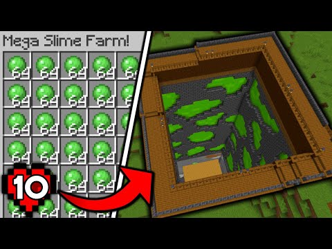 NotNotBrock - I Built a MEGA Slime Farm in Minecraft Hardcore (#10)