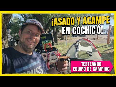 🏕️​Acampe y mototerapia! Cochico en moto! junto a Motos en Ruta - Charly Mordau💯​​