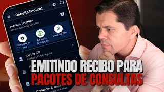 COMO EMITIR RECIBO NO APP RECEITA SAÚDE PARA PACOTES DE CONSULTAS E ATENDIMENTOS?