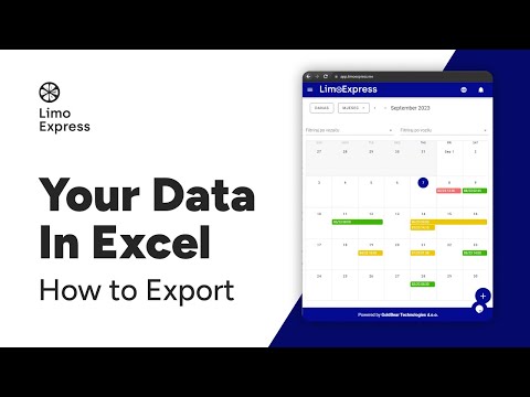 limoexpress How to Export Your Data in Excel