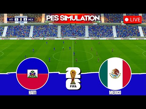 🔴Haiti vs Mexico | FIFA World Cup 2026 Full Match | PES 21 Gameplay Simulation | 4K60 |