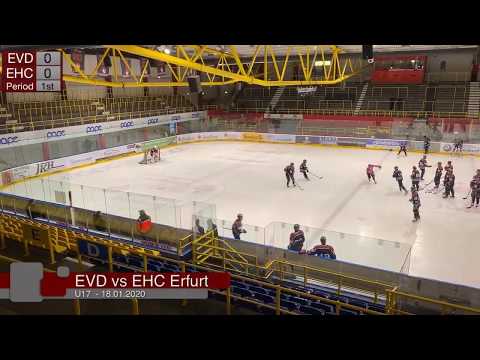 DEB U17 EVD vs Erfurt 18-01-2020