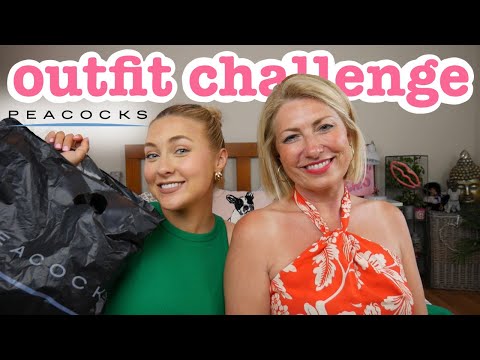 SHOPPING AT A SHOP WE NEVER SHOP AT - PEACOCKS!! mum vs daughter outfit challenge!