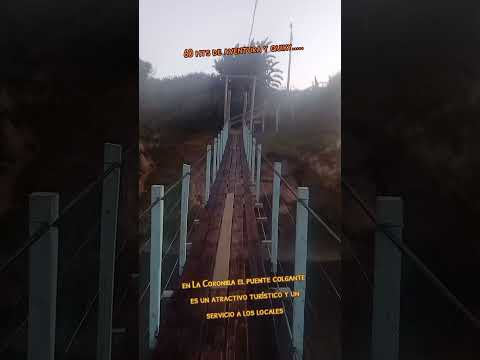 Puente colgante de La Coronilla Rocha