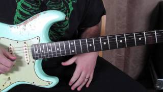 Blues Guitar Soloing Lesson - Adding the major 3rd to your blues scale - marty Schwartz