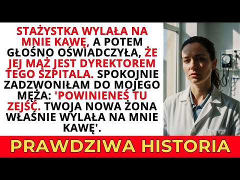 Stażystka wylała na mnie kawę, twierdząc, że dyrektor to jej mąż. Więc zadzwoniłam: Chodź ją poznać.