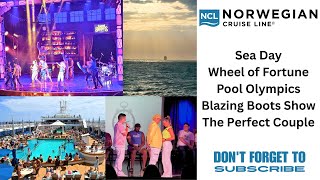 Norwegian Jade Day 2 - Cancelled Great Stirrup Cay, Pool Olympics, Wheel Of Fortune & Perfect Couple