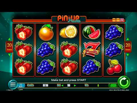 Demo gameplay of Pin-Up Fruits by Belatra Games