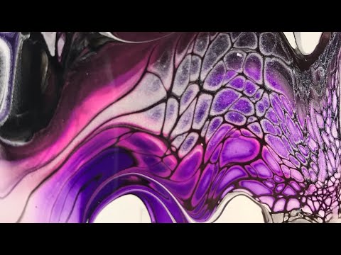 686 Practicing Swipes  Acrylic Pouring ~ Fluid Art ~ Art By Susan King