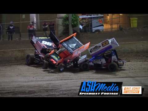 Sprintcars: Dave Whell Rollover - Archerfield Speedway