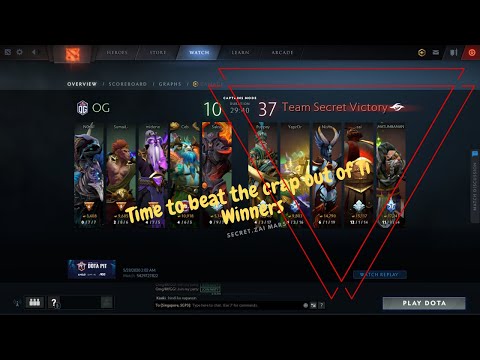 This is how you initiate against TI Winners. Secret.Zai Mars (The Initiator) VS OG.