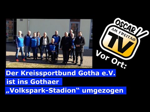 Der Kreissportbund Gotha e.V. ist ins Gothaer "Volkspark-Stadion" umgezogen