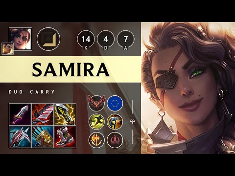 Samira ADC vs Jhin - EUW Grandmaster Patch 25.14