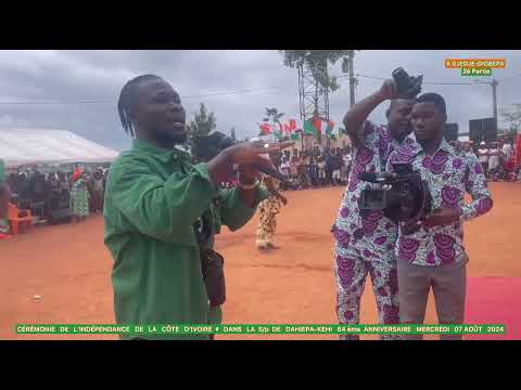 SELMO DJIDJI Fait le show à la 64 ème anniversaire de la Côte d’Ivoire 🇨🇮 à Djedje-Digbepa