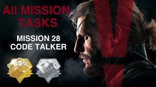 Metal Gear Solid V: The Phantom Pain - All Mission Tasks (Mission 28 - Code Talker)