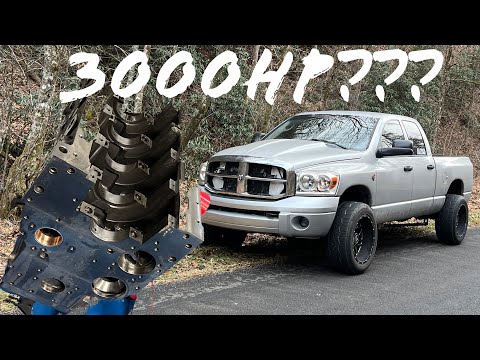3000HP CUMMINS ENGINE BUILD! Part 1!