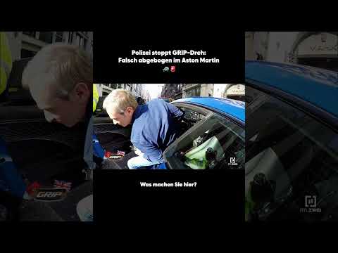 Rechts abbiegen verboten: Matze im Aston Martin erwischt 😱 | GRIP #shorts #throwback #399