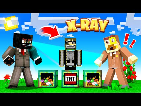 Using X-RAY for OP WEAPONS in Minecraft