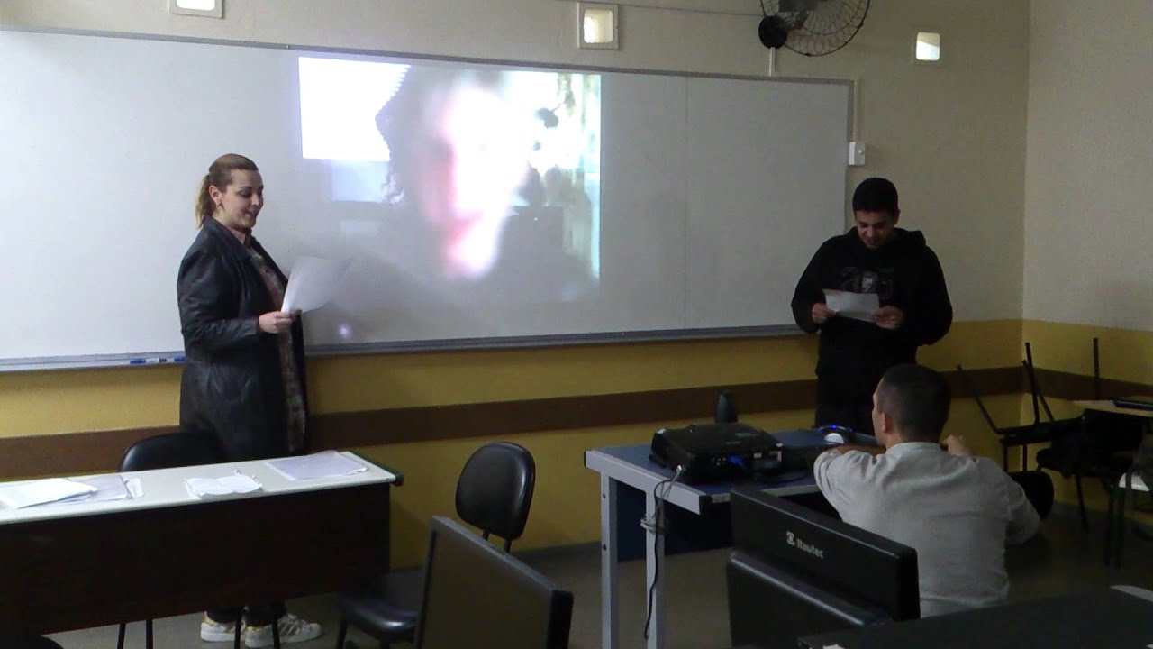 Aula de inglês na Fatec Itapetininga