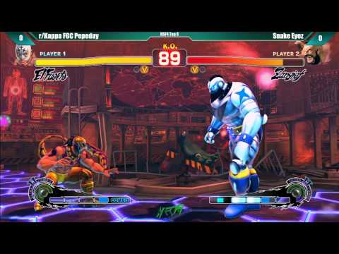 NEC15 - USF4 - Top 8 - r/Kappa FGC Pepeday vs Snake Eyez