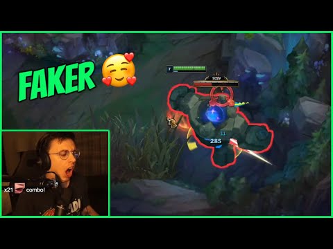 FAKER Gives Blue Buff To Caedrel