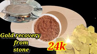 Stone gold recovery/Rock gold recovery/Gold ore prospecting