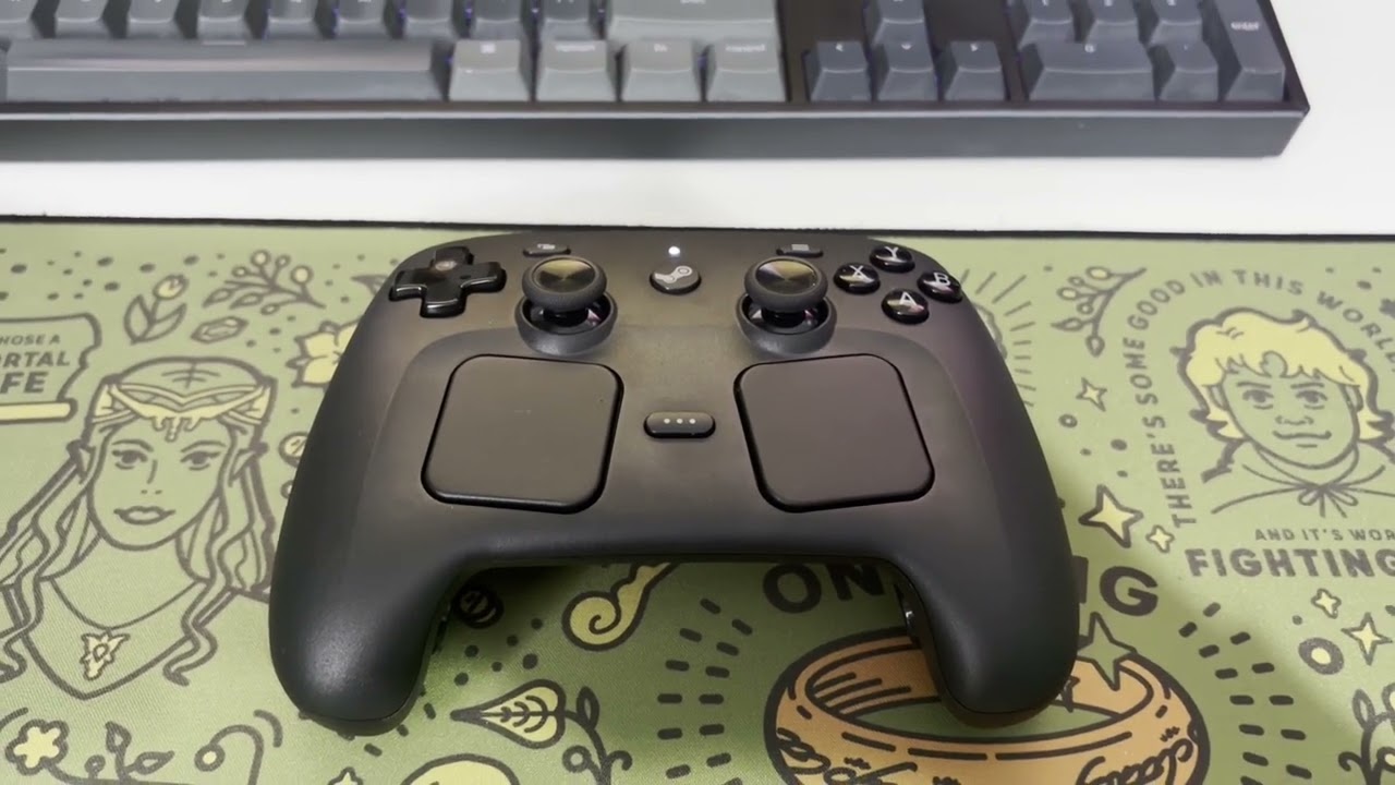 Making the new Steam Controller sing Portal Stay Alive