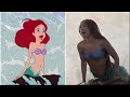 The Little Mermaid Cartoon Movie Comparison 1989 2023