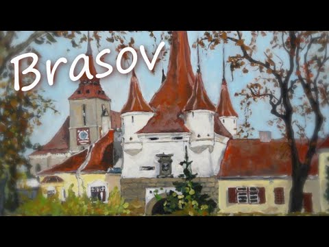 BRASOV oras de basm / Flying over Brasov