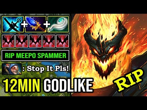 HOW TO RAZE LIKE A 9K SF GOD Crazy Magical Burst 12Min Godlike Even Meepo Spammer Can't Escape DotA2
