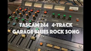 Video thumbnail for Tascam 244 4-track - Garage Blues Rock Song by wehappyfewmusic