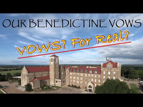 BENEDICTINE VOWS-- 3 Lifelong Vows for Monks