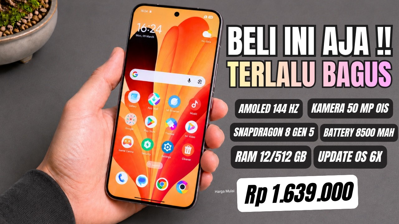 MENDING INI AJA‼️RAM 12/512 GB, 8.500MAH | HP TERBAIK JUNI 2026