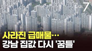 급매물 사라지고 일부 단지 '신고가'…다시 꿈틀대는 집값 [뉴스7]