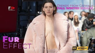 TRENDS from CATWALK I FALL WINTER 2024/25 I FUR EFFECT - Fashion Channel Chronicle