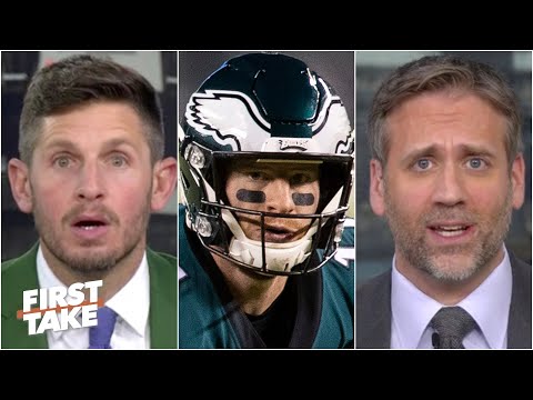 Max Kellerman vs. Dan Orlovsky：76人隊的掙扎是否該怪 Carson Wentz？| First Take (Max Kellerman vs. Dan Orlovsky: Is Carson Wentz to blame for the Eagles' struggles? | First Take)