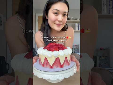 my fave cake that i learned at pastry school in France - in 19 easy steps 🍓🍰🇫🇷 #pastry #baking